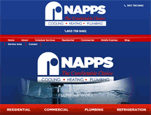 Tablet Screenshot of nappsac.com